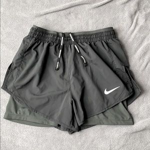 Nike women’s running shorts with spandex
